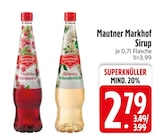 Himbeer Sirup im Angebot bei EDEKA in Landshut Himbeer Sirup Angebote von Mautner Markhof bei EDEKA Landshut für 2,79 €