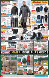 Norma Arbeitskleidung im Prospekt 