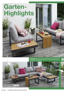 Terrassenmöbel im Opti-Wohnwelt Prospekt "Gartentrends" mit 20 Seiten (Pforzheim)