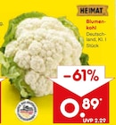 Blumenkohl im Netto Marken-Discount Prospekt Blumenkohl von Heimat im aktuellen Netto Marken-Discount Prospekt für 0,89 €