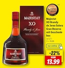 XO Brandy de Jerez Solera Gran Reserva mit Geschenkbox Angebote von Majestat bei Lidl Haltern am See für 13,99 €