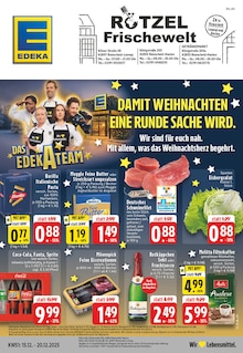 EDEKA Prospekt der Woche "Aktuelle Angebote" Seite 1, 15.12.2025 bis 20.12.2025 für Remscheid Aktueller EDEKA Prospekt "Aktuelle Angebote" Seite 1 von 30 Seiten für Remscheid