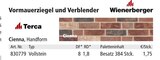 Vormauerziegel und Verblender von Terca für 1,75 € bei Holz Possling im Angebot Vormauerziegel und Verblender von Terca im aktuellen Holz Possling Prospekt