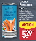 Riesenbockwürste von LANDBECK im aktuellen ALDI Nord Prospekt für 5,29 €