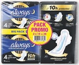 Serviettes hygiéniques ultra et platinium quatro pack - ALWAYS en promo chez Super U Serviettes hygiéniques ultra et platinium quatro pack - ALWAYS dans le catalogue Super U