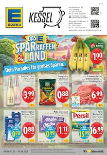 EDEKA Prospekt der Woche "Aktuelle Angebote" Seite 1, 01.09.2025 bis 06.09.2025 für Duisburg Aktueller EDEKA Prospekt "Aktuelle Angebote" Seite 1 von 24 Seiten für Duisburg