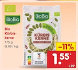 Bio Kürbiskerne von BioBio für 1,55 € bei Netto Marken-Discount im Angebot Bio Kürbiskerne von BioBio im aktuellen Netto Marken-Discount Prospekt