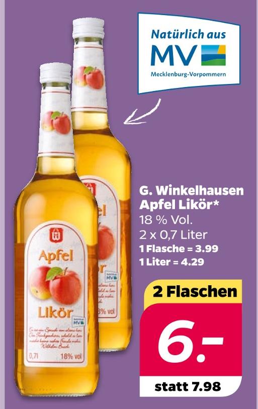Apfel Likör