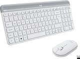 MK470 Slim Combo, Tastatur & Maus Set, kabellos, Weiß von LOGITECH im aktuellen MediaMarkt Saturn Prospekt