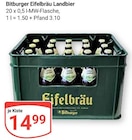 Aktuelles Eifelbräu Landbier Angebot bei GLOBUS in Trier ab 14,99 €