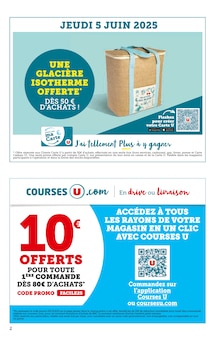 Catalogue Super U de la semaine 23, "Super U", page 2, 03/06/2025 - 15/06/2025 Prospectus Super U en cours, "Super U", page 2 sur 40