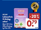 Laktosefreie H-Schlagsahne von Milsani im aktuellen ALDI SÜD Prospekt für 0,79 €