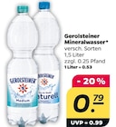 Mineralwasser von Gerolsteiner im aktuellen Netto mit dem Scottie Prospekt