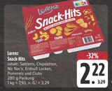 E center - Snack-Hits Angebot im Prospekt Snack-Hits bei E center im Prospekt "" für 2,22 €