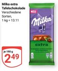 extra Tafelschokolade Angebote von Milka bei GLOBUS Pulheim für 2,49 €