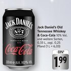Old Tennessee Whiskey & Coca-Cola Angebote von Jack Daniel's bei E center Biberach für 1,99 €