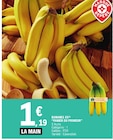 Bananes x5 "Panier du Primeur" - Marque Repère en promo chez E.Leclerc Bananes x5 "Panier du Primeur" - Marque Repère dans le catalogue E.Leclerc