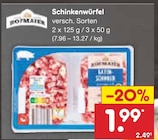 Schinkenwürfel Angebote von RÜGENWALDER bei Netto Marken-Discount Schwäbisch Hall für 1,99 €