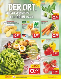 Gemüse im Netto Marken-Discount Prospekt Aktuelle Angebote auf S. 6