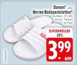 Damen Badepantoletten im Angebot bei EDEKA in Ravensburg Damen Badepantoletten Angebote bei EDEKA Ravensburg für 3,99 €