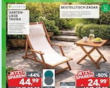 Gartenliege Tavira Angebote von Juskys bei Marktkauf Ulm für 24,99 €