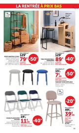 Promos Chaise dans le catalogue "LES PRIX BAS Spécial rentrée" de Hyper U Chaise en promo dans le catalogue Hyper U à la page 61