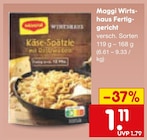 Wirtshaus Fertiggericht von Maggi im aktuellen Netto Marken-Discount Prospekt für 1,11 €
