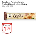 Flammkuchenteig Angebote von Tante Fanny bei GLOBUS Wetzlar für 1,39 €