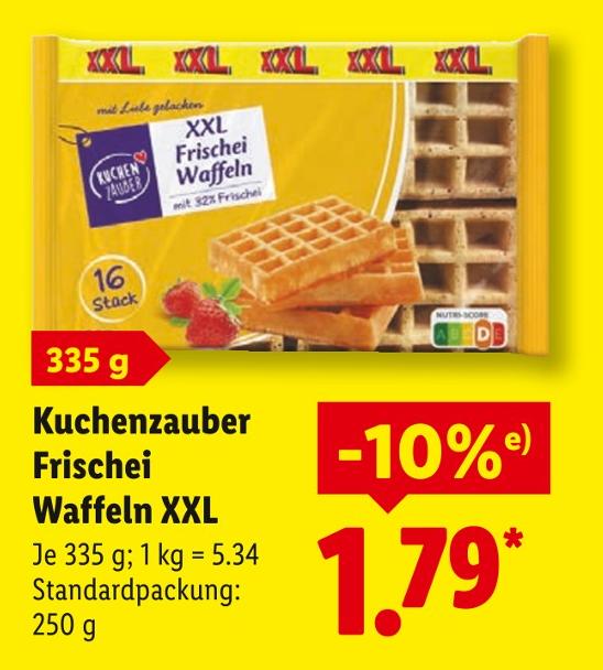 Frischei Waffeln XXL