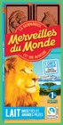 Chocolat au Lait Noisettes et Amandes Pilées - Merveilles du Monde en promo chez Intermarché Hyper Saint-Maur-des-Fossés à 0,87 €