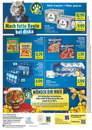 diska Mineralwasser im Prospekt 