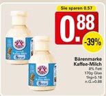 Kaffee-Milch Angebote von Bärenmarke bei WEZ Bad Oeynhausen für 0,88 €