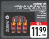 EDEKA Brattendorf - Altenburger Bier Angebot im Prospekt Altenburger Bier bei EDEKA im Brattendorf Prospekt für 11,99 €