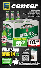 Bier im E center Prospekt in Greven Aktueller E center Prospekt mit Bier, "Aktuelle Angebote", Seite 1