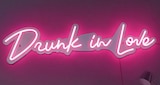 Promo Néon led mural drunk in love l.70cm à 19,99 € dans le catalogue Maxi Bazar à Herblay