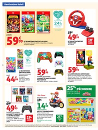 Prix et réduction Super Mario dans le prospectus Auchan Hypermarché en cours Offre Super Mario dans le catalogue Auchan Hypermarché du moment à la page 6