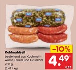 Kohlmahlzeit im Angebot bei Netto Marken-Discount in Hildesheim Kohlmahlzeit Angebote bei Netto Marken-Discount Hildesheim für 4,49 €