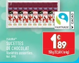 Promo Sucettes de Chocolat à 1,89 € dans le catalogue Aldi à Ronchamp