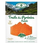 Truite fumée des Pyrénées - PÊCHERIES BASQUES - Carrefour à Malakoff Truite fumée des Pyrénées - PÊCHERIES BASQUES en promo chez Carrefour Malakoff à 3,76 €