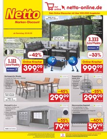 Zelt im Netto Marken-Discount Prospekt "Aktuelle Angebote" mit 60 Seiten (Halle (Saale))