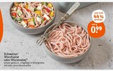 Aktuelle Feinkostlebensmittel Angebote bei tegut in Stuttgart Aktuelles Schweizer Wurstsalat oder Wurstsalat Angebot bei tegut in Stuttgart ab 0,99 €