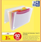 Trieur extensible Tahiti - Oxford en promo chez Intermarché Super Trieur extensible Tahiti - Oxford dans le catalogue Intermarché Super