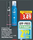 3-Wetter-Taft Haarspray von Schwarzkopf für 2,99 € bei E center im Angebot 3-Wetter-Taft Haarspray von Schwarzkopf im aktuellen E center Prospekt