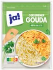 Geriebener Gouda von ja! für 1,99 € bei REWE im Angebot Geriebener Gouda von ja! im aktuellen REWE Prospekt