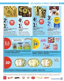 Prix et réduction Cookie dans le prospectus E.Leclerc en cours Offre Cookie dans le catalogue E.Leclerc du moment à la page 3