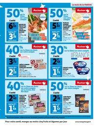 Prix et réduction Poisson surgelé dans le prospectus Auchan Hypermarché en cours Offre Poisson surgelé dans le catalogue Auchan Hypermarché du moment à la page 5