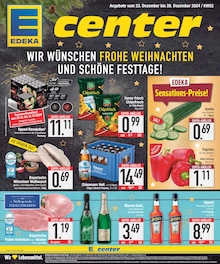 EDEKA Prospekt "WIR WÜNSCHEN FROHE WEIHNACHTEN UND SCHÖNE FESTTAGE!" mit  Seiten (Augsburg)