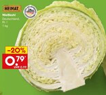 Weißkohl im Angebot bei Netto Marken-Discount in Duisburg Weißkohl Angebote von HEIMAT bei Netto Marken-Discount Duisburg für 0,79 €