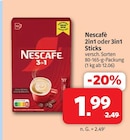 2in1 oder 3in1 Sticks Angebote von Nescafé bei Markant Nordwest Emden für 1,99 €