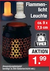 Flammenlicht Leuchte bei Zimmermann im Vechta Prospekt für 1,99 €